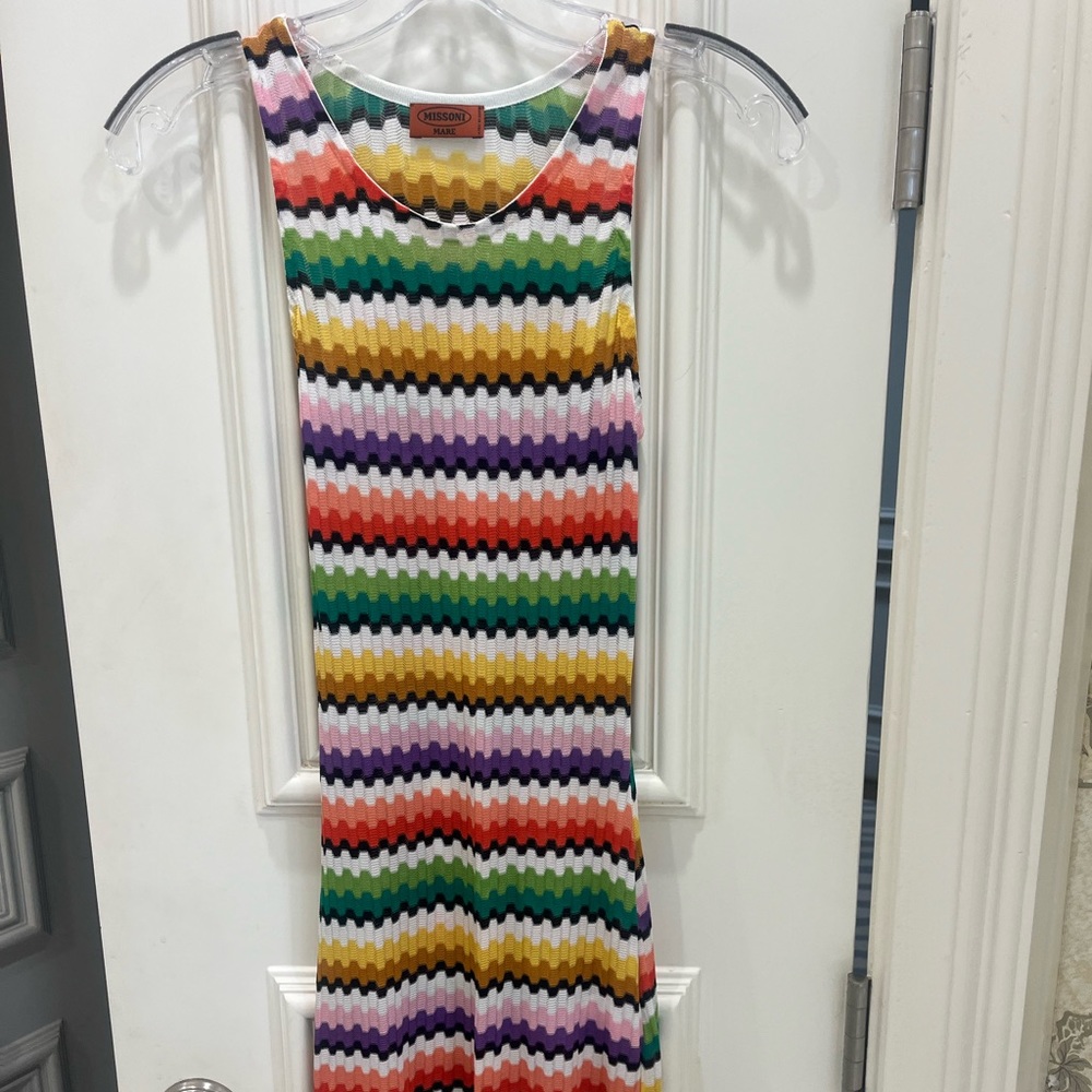 Missoni mare knit dress multicolored